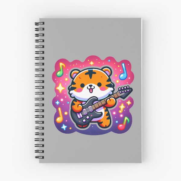 Item preview, tiger rock star, tiger cute 3d , cute cartoon tiger, tiger sticker, tiger baby, animal stickers designed and sold by Netroder.