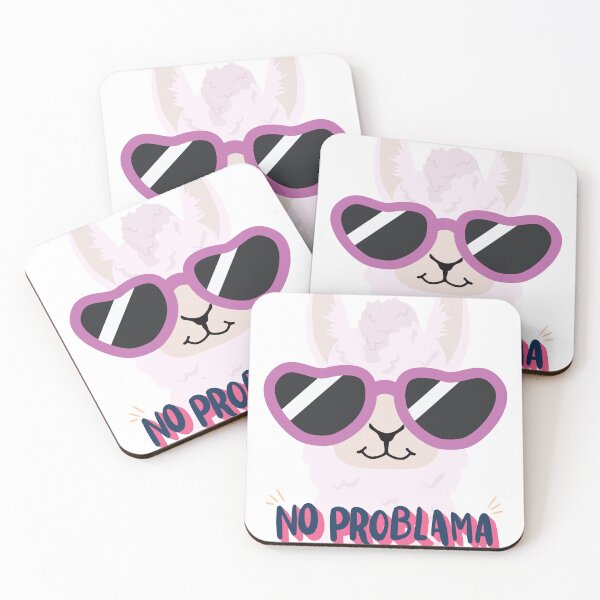 Item preview, Llama in shades | No problama designed and sold by SaltandSoot.