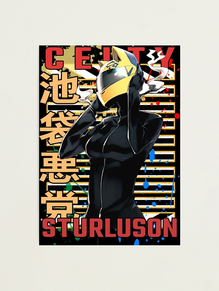 Aperçu 1 sur 3. Impression photo avec l'œuvre Celty Sturluson Durarara Conception d'anime urbain créée et vendue par Wafusaurus.