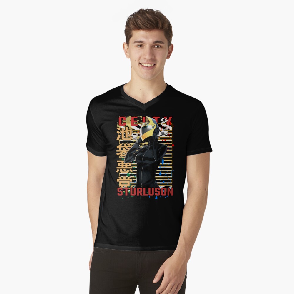 Aperçu de l'œuvre T-shirt col V créée et vendue par Wafusaurus.