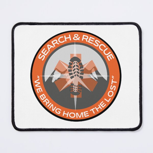 Item preview, Search and Rescue "we bring home the lost" - Patch Star of life / Compass / Footprint designed and sold by TheContactor.