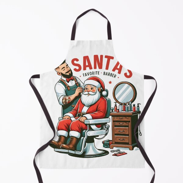 Item preview, Santa's Favorite Barber designed and sold by NavyPanda.