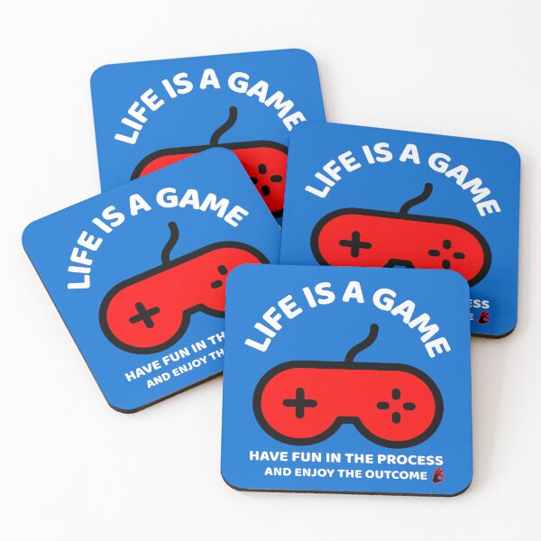 Item preview, PLAYER,GAME,GAME,LIFE IS A GAME,HAVE FUN IN THE PROCESS AND ENJOY THE OUTCOME designed and sold by Luckybliss-RE.