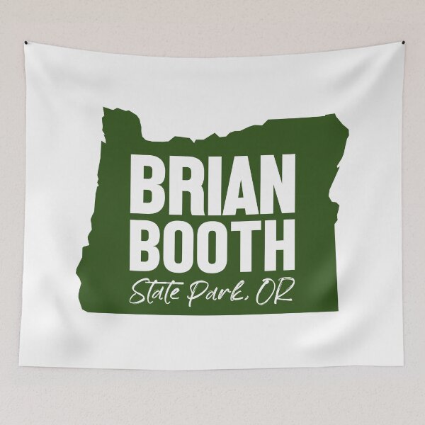 Item preview, Brian Booth State Park Oregon Map designed and sold by bivenart.