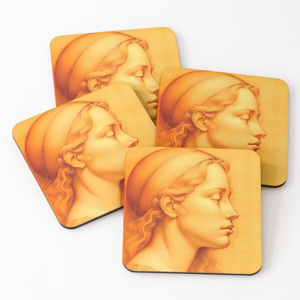 Item preview, Portrait Of A Young Girl In Profile designed and sold by LanaGustavsson.
