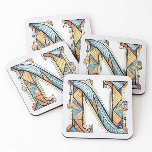 Item preview, Beautiful Letter N designed and sold by blue-doodle.