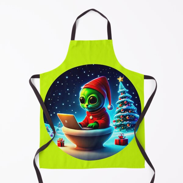 Item preview, Alien Cat in AI Christmas designed and sold by HAYKA PRIME SHOP MARKET PLACE.