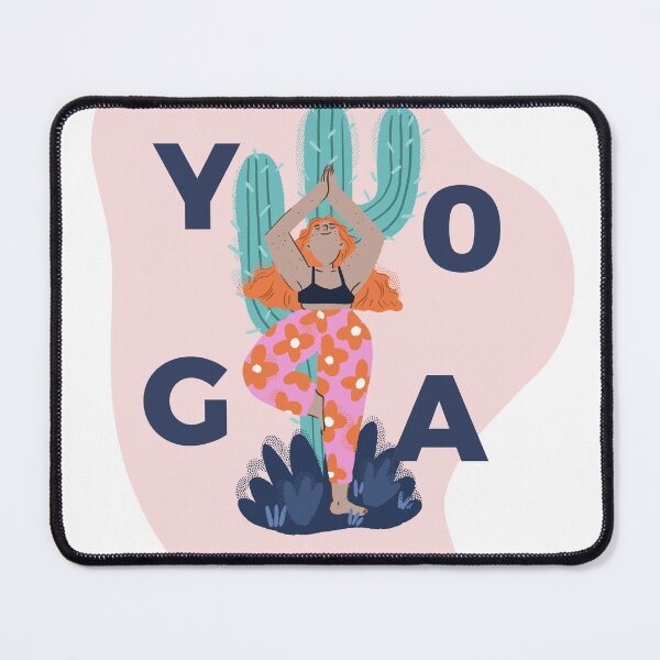 Item preview, Desert yoga girl | peaceful mind strong body designed and sold by SaltandSoot.