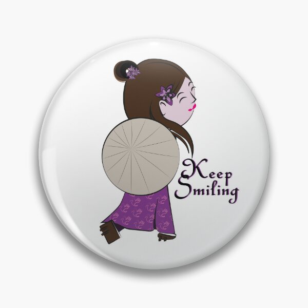 Item preview, Keiko Chan - Keep Smiling designed and sold by NaitoGraphisme.