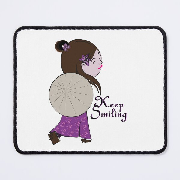 Item preview, Keiko Chan - Keep Smiling designed and sold by NaitoGraphisme.