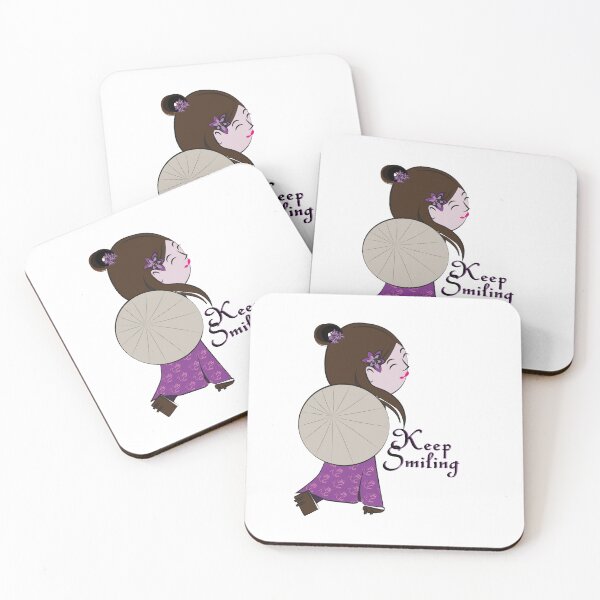 Item preview, Keiko Chan - Keep Smiling designed and sold by Naito Art.