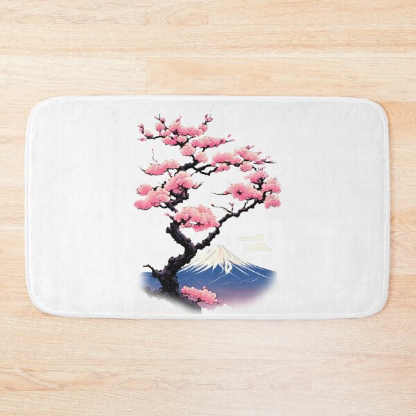 Item preview, Blossoms of Spring: Fuji-san and the Lonely Sakura Tree designed and sold by leyfinder.
