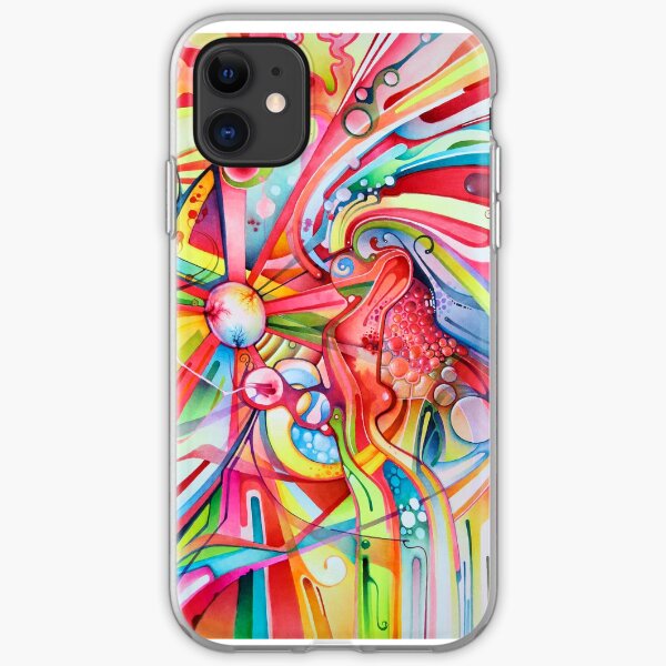 Fe & Irony - Abstract Watercolor Painting iPhone Soft Case