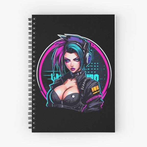Item preview, Hot Cyberpunk, Goth Girl, Unique Logo designed and sold by Burn-Ego.