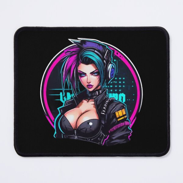 Item preview, Hot Cyberpunk, Goth Girl, Unique Logo designed and sold by Burn-Ego.