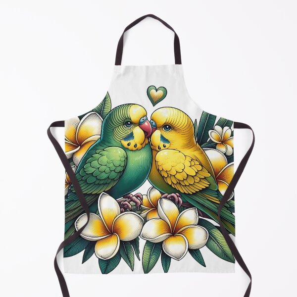 Item preview, Parakeets in Paradise designed and sold by fairycoffins.