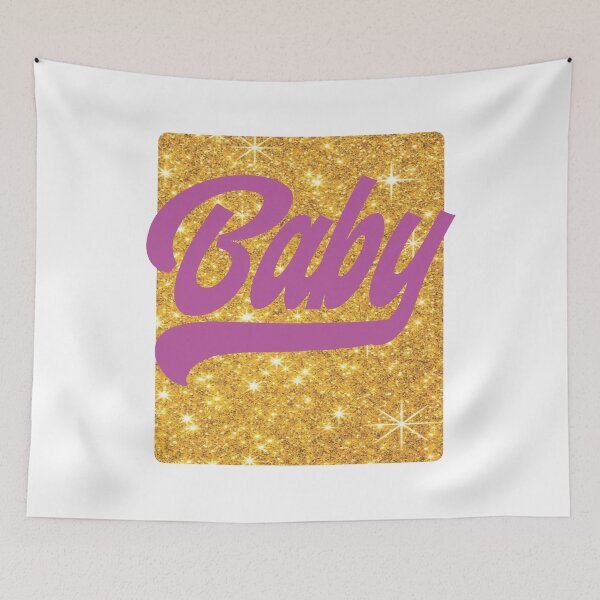 Item preview, Logotipo de bebé en rosa sobre oro designed and sold by TerScott.