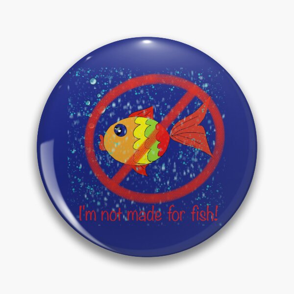 Item preview, Unique in the Sea - 'Not Made for Fish' Artistic Statement designed and sold by SmartDesignByBB.