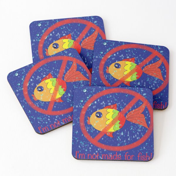 Item preview, Unique in the Sea - 'Not Made for Fish' Artistic Statement designed and sold by SmartDesignByBB.