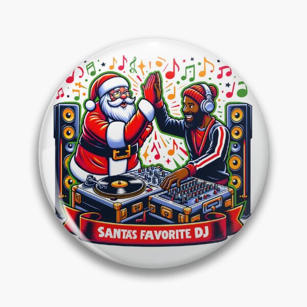 Item preview, Santa's Favorite DJ designed and sold by NavyPanda.