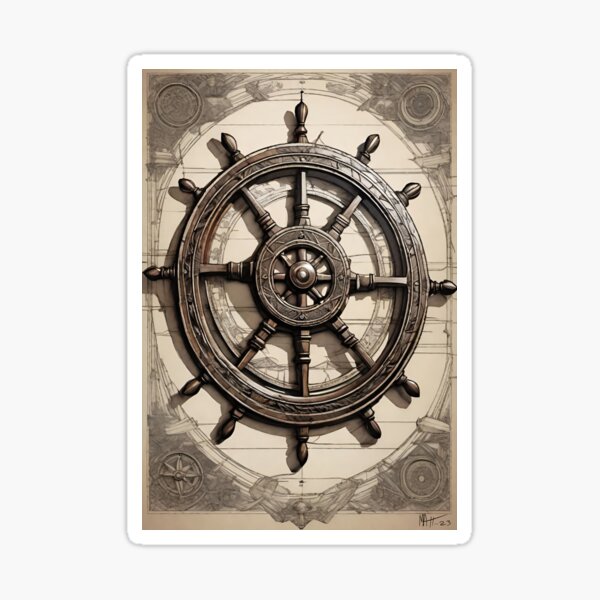 Item preview, Ships wheel designed and sold by MatrixTattoo.
