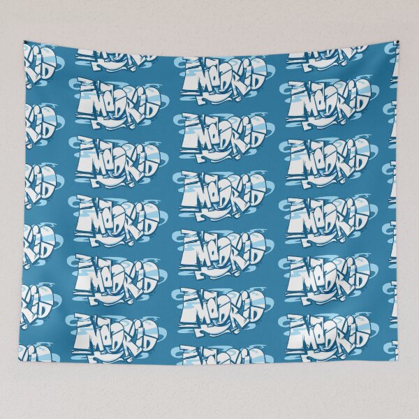 Item preview, Madrid blue graffiti designed and sold by manuvila.