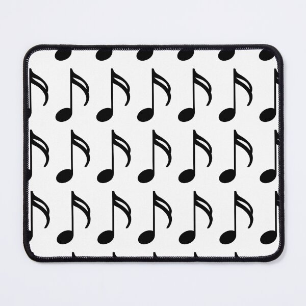 Item preview, Eighth notes in a geometric repeated tiled pattern (medium sized) designed and sold by ElegantTeaTime.