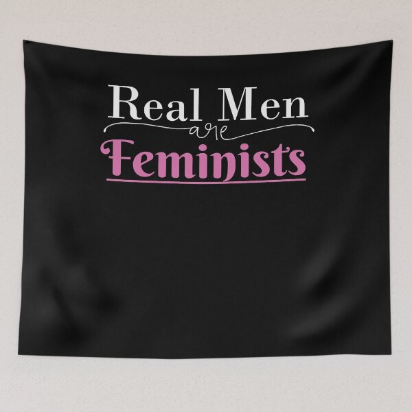 Item preview, Real Men Are Feminists  designed and sold by Kieran Abbott.