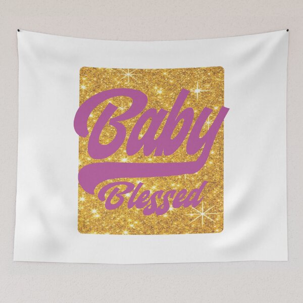 Item preview, Diseño de logotipo Baby Blessed Pink sobre oro designed and sold by TerScott.