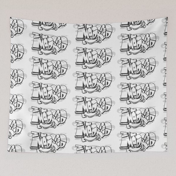 Item preview, Madrid gray graffiti designed and sold by manuvila.