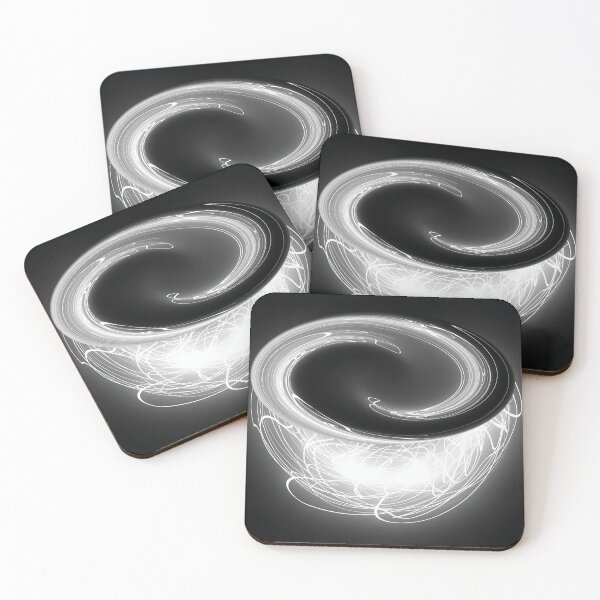 Item preview, white glowing abstract designed and sold by TiffyChaa.