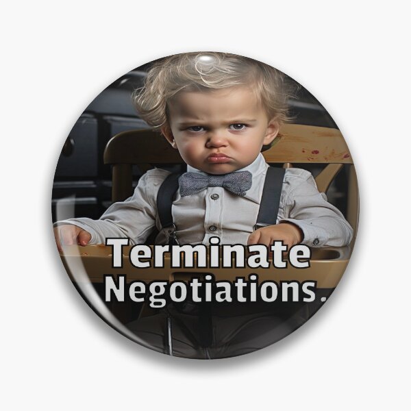 Item preview, Terminate Negotiations designed and sold by Surreallytee.