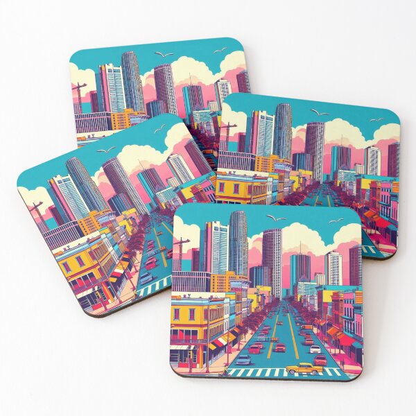 Item preview, Synthwave Skyline designed and sold by ollie-shop.