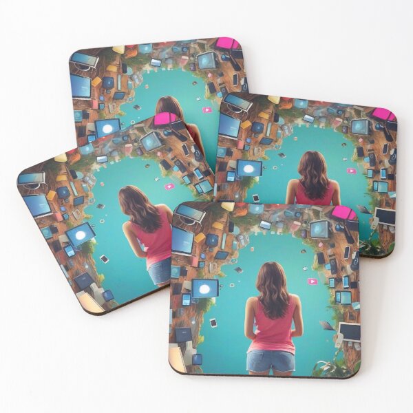 Item preview, Girl and technology designed and sold by M-Y-A-R-T-.
