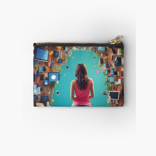 Item preview, Girl and technology designed and sold by m-y-A-I-A-R-T-.