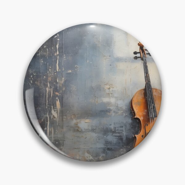 Item preview, Abstrract detailed violin oil painting designed and sold by dcrc.