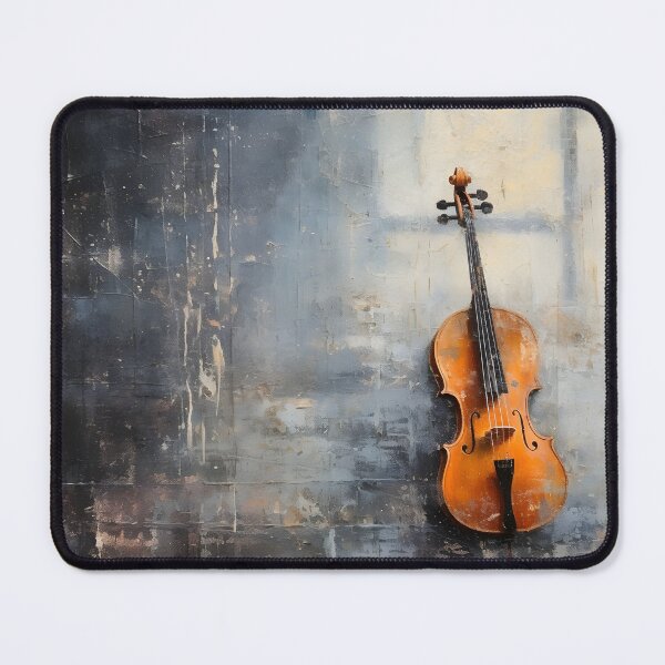 Item preview, Abstrract detailed violin oil painting designed and sold by dcrc.