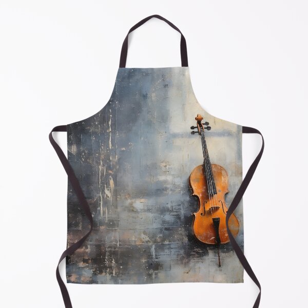 Item preview, Abstrract detailed violin oil painting designed and sold by dcrc.