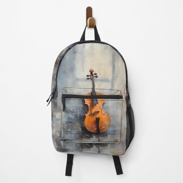 Item preview, Abstrract detailed violin oil painting designed and sold by dcrc.