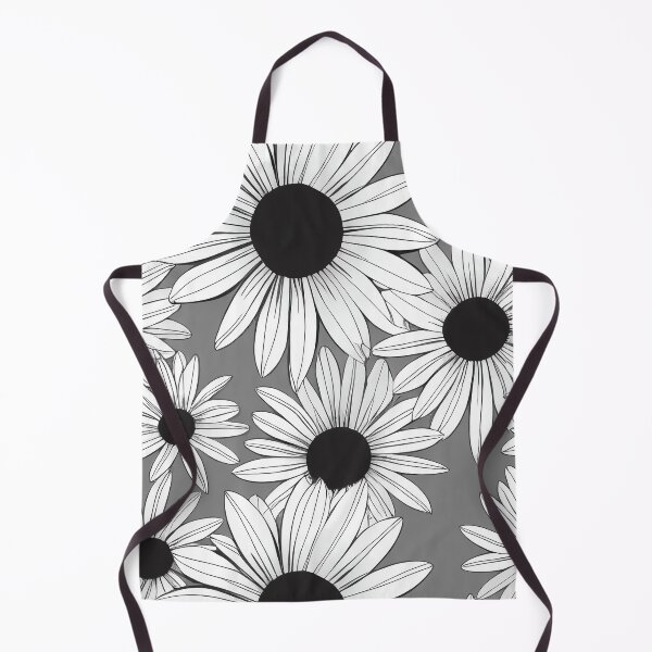 Item preview, Daisy flower pattern in black & white designed and sold by randrdesign.