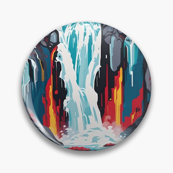 Item preview, NEON WATERFALL designed and sold by PIGCASSOSAIART.