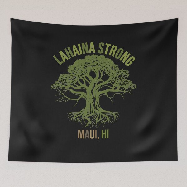 Item preview, Lahaina Strong Maui Hawaii Old Banyan Tree saved majestic designed and sold by studiopekepeke.