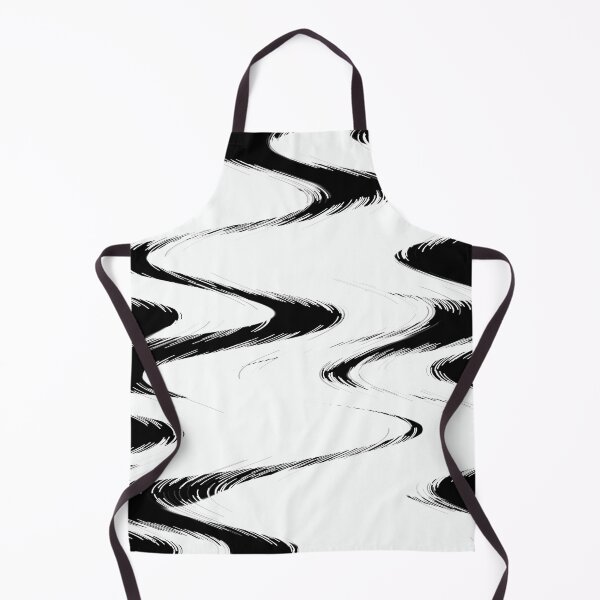 Item preview, abstract black and white waves designed and sold by TiffyChaa.