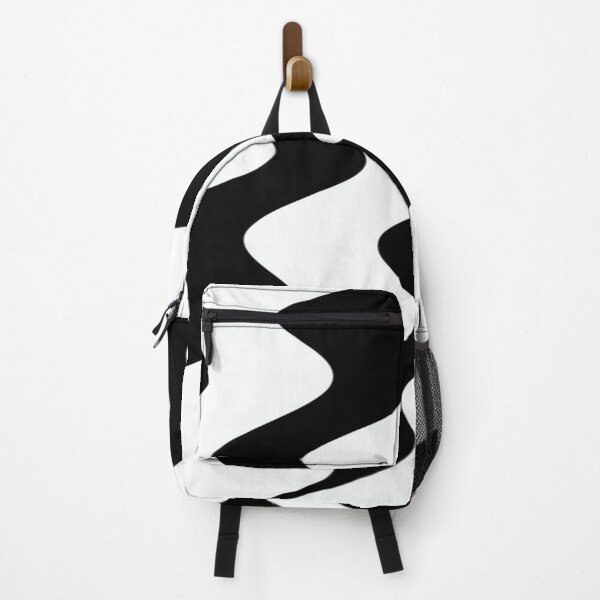 Item preview, Abstract minimalist black and white waves designed and sold by TiffyChaa.