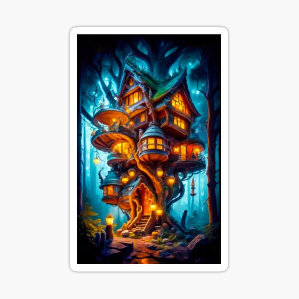 Item preview, Magic Treehouse designed and sold by Angry Swan Designs.