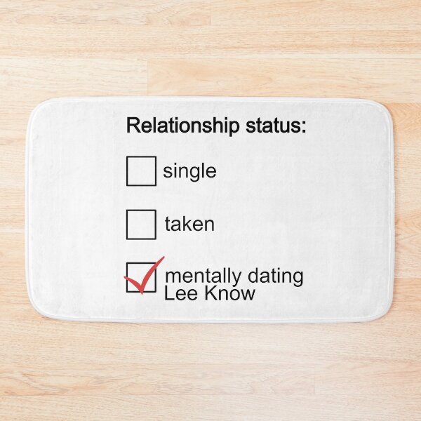 Item preview, Mentally dating Lee Know designed and sold by FanArtCollages.