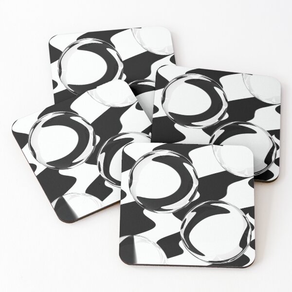 Item preview, Abstract black and white glass ball designed and sold by TiffyChaa.