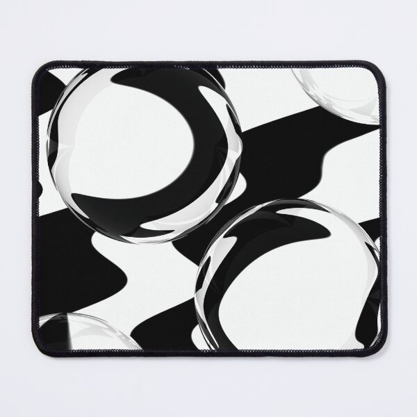 Item preview, Abstract black and white glass ball designed and sold by TiffyChaa.