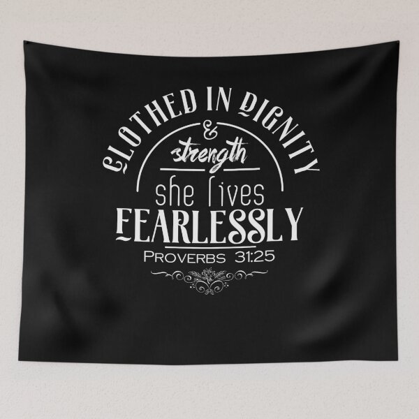 Item preview, Clothed In Dignity And Strength She Lives Fearlessly  designed and sold by Kieran Abbott.
