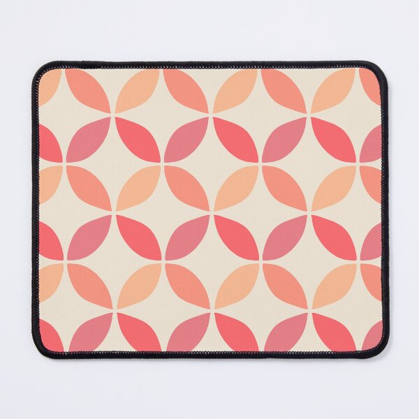 Item preview, Retro geometric circles in Pantone 2024 Peach Fuzz palette designed and sold by Quick Brown Fox Canada.